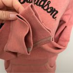Harley Davidson Sweatshirt Hoodie Embroidered Motorcycle Pink Coral Tan Black Photo 7