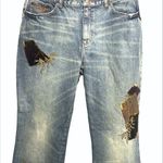 Ralph Lauren Lauren  Distressed Patch Petite Jeans Photo 2