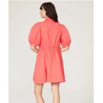 Ba&sh  Dress Womens Small Pink‎ Lincoln Collared Button Front Mini Cotton Photo 4