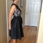 Nice midi cocktail dress,like new!! Black Size M Photo 2
