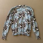 georgette. Floral Fine Knit Sweater Photo 1