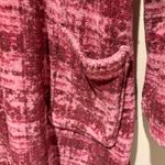 Stan Herman Boucle Plaid Cuddler Blanket Stitch Cranberry O/S Petite Pink Size undefined Photo 2