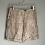 Carolina Herrera  linen high waisted shorts 4 Photo 1