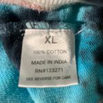 Orange Kiss Womens Size XL  Self Love Tie Dye Hooded Sweatshirt Photo 4