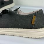 Hey Dude Wendy Chambray Moccasin Slip On Shoe Sz 7 Dark Grey Black Photo 9