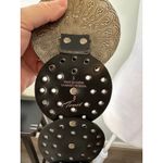 Torrid Black Faux Leather Silver Embellished Statement Concho Belt Size 3 Photo 3