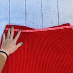 Genesis vintage cherry red midi sweater skirt. Size M Photo 6