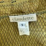 Claudette Floral Patchwork Silk Tie Cardigan, Size Small Orange Photo 3