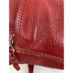 The Sak Iris Crossbody Bag In Red Pebbled Leather Zip Handbag Purse Photo 6