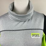 PINK - Victoria's Secret Pink‎ Victorias Secret Top S Turtleneck Pullover Active Zip Pockets Thumbholes Photo 1