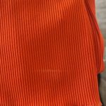 ZARA Women's Orange Ribbed Sleeveless Top Size L Photo 5