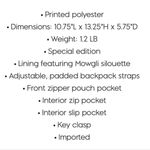 Disney X Kipling Collaboration Jungle Boy Backpack NWT Photo 7