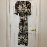 Sea New York Leo Animal Print Wrap Midi Dress Size 0 Brown Photo 2