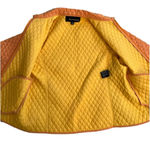 Weatherproof Vintage soft orange quilted coat, waterproof lining, Size L Photo 9