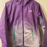 The North Face Womens Hyvent 2.5L Purple White Rain Coat Size Medium Photo 0