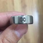 Silver stainless steel Pittsburgh Steelers Ring Photo 3