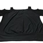 Black Sumhoo Blouse With Cut Out On The Shoulders Photo 1