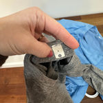 Lululemon  Womens Cropped Swiftly Top 6 Athletic Long Sleeve Solid Gray Logo Photo 5