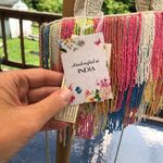 Marshalls Beaded Multicolor Cream Fringe Bag Viral Beaded Statement Bag  NWT Photo 4