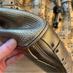 Burberry  Prorsum Large Calfskin Gold Studded Warrior Bag Leather Metallic Photo 3