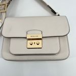Michael Kors Sloan Editor Medium Leather Shoulder Bag crossbody gold hardware MK Photo 9