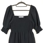 NWOT Hill House Athena Nap Dress in Black Crepe Size Large Photo 5