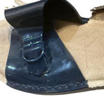 Sperry Seaport Slide Sandals Womens 6.5 Navy Patent Buckle Photo 5