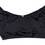 Victoria's Secret Victoria's Secret L Black Off-Shoulder Cropped Bikini Top Women Photo 0