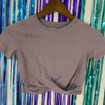 Hollister Purple Crop Top Photo 3