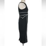 Anthropologie  Maeve Cavatina Sheath Cocktail Party Midi Dress Black Size 2 XS Photo 3