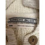 Kimchi Blue  Happiness Multicolor Long Sleeve Chunky Knit Cardigan Sweater Top M Photo 2