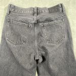 Abercrombie & Fitch  The Slouchy Jean Mid Rise Sz 0 Wide Leg Black Curve Love Photo 5