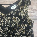 Motherhood Maternity Blouse Womens Size Small Tank Top Tie Back Beaded Floral Photo 3