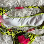 Neon printed bikini size S Green Photo 3