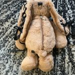 Current Mood Cuddly Bunny Plush Backpack Brown Photo 4