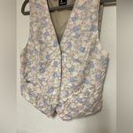 Liz Sport Vintage  Floral Button-Up Vest size 4 Photo 1