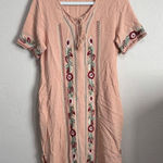 Orange Creek  Floral Embroidered boho mini dress Photo 0