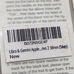 Libra Gemini Stainless Steel Apple Watchband Photo 9