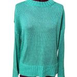 RD Style Boxy Modern Medium-Weave Sweater Wide Long Sleeves Aqua Green NWT Small Photo 0