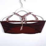 Athleta Aqualuxe Batik Bandeau Large Adjustable Strap Bikini Swimsuit Top Photo 5