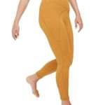 Aerie New OFFLINE Goals High Rise Ribbed Leggings Athletic Pants Honey Womens XL Photo 1