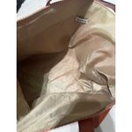 Neiman Marcus Boho Western Orange Tote Bag Laser Cut Medallion Handbag Photo 11