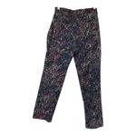 Gloria Vanderbilt  Black Floral Ankle Jeans Size 6 Photo 2