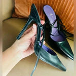 ZARA LACE UP HEELED LEATHER SHOES SIZE 6.5 LIKE NEW SMOOTH LEADER SHOES Photo 9