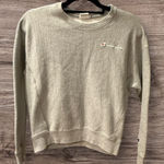 Champion Reverse Weave Vintage Script Logo Crew Grey Sweatshirt size M Photo 0