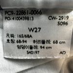 Levi's  Wedgie Icon Fit Jeans Distressed Raw Hem High Rise Tapered Denim Blue 27 Photo 5