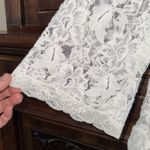 Free People shirt Lace Scallop Hem Top XS Romantic Cottagecore Boho Photo 4