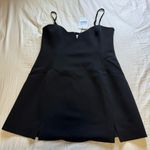 Princess Polly - Radiante Scalloped Mini Dress Black Photo 6