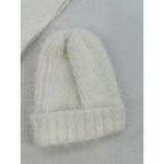 Marcus Adler knit pompom hat and fringed scarf gift set for her Ivory Very Soft Photo 2