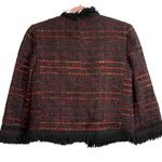Kate Spade Multi Tweed Fringe Jacket NWOT Photo 2